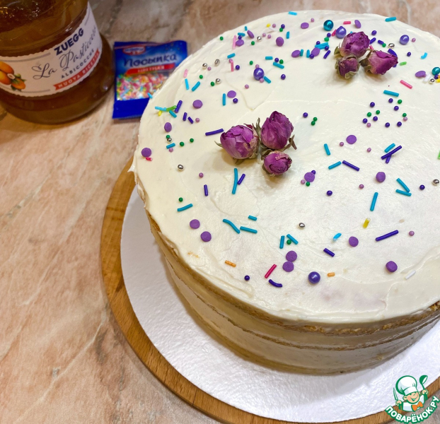 Торт к празднику с начинкой