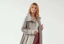 Женский плащ из непромокаемой примиальной ткани — незаменимая вещь в дождливую погоду