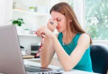 Как снять усталость глаз от компьютера