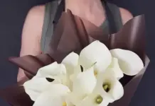 Нежность и элегантность: изысканный букет из калл