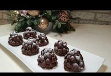 Пирожное без выпечки» Шишки»