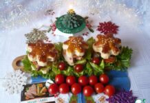 Филе бедра индейки с овощами запеченное