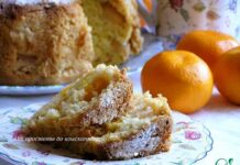 Кекс с яблоками и мандаринами