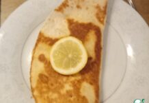 Кесадилья с курицей и лимоном