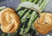 Пирог узелок с джемом