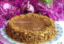 Постный шоколадный торт а-ля «Наполеон»