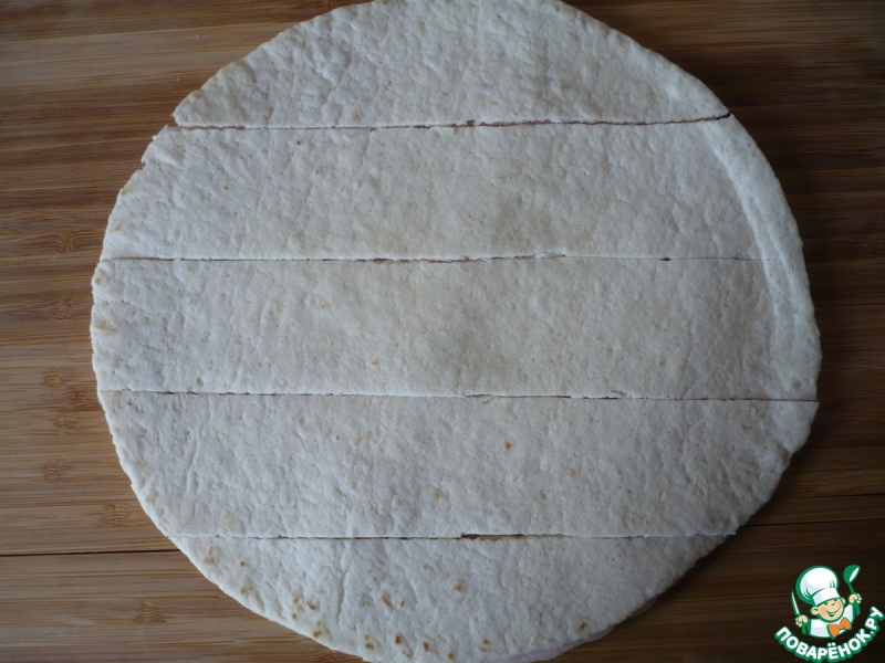 Праздничный завтрак с ветчиной "Рождественская Ёлка"