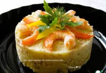 Пшено с тунцом и морепродуктами