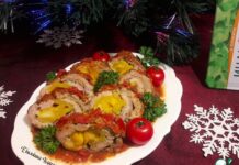 Рулет из индейки к Новогоднему столу