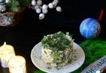 Салат из индейки и шпината