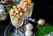 Салат из копчёной индейки «Малибу»