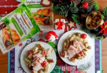 Салат с ветчиной из индейки