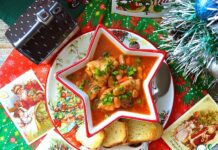 Суп-рагу с индейкой и фасолью