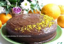 Свекольно-шоколадный торт с апельсиновой цедрой