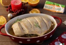 Филе грудки индейки в апельсиновом соусе