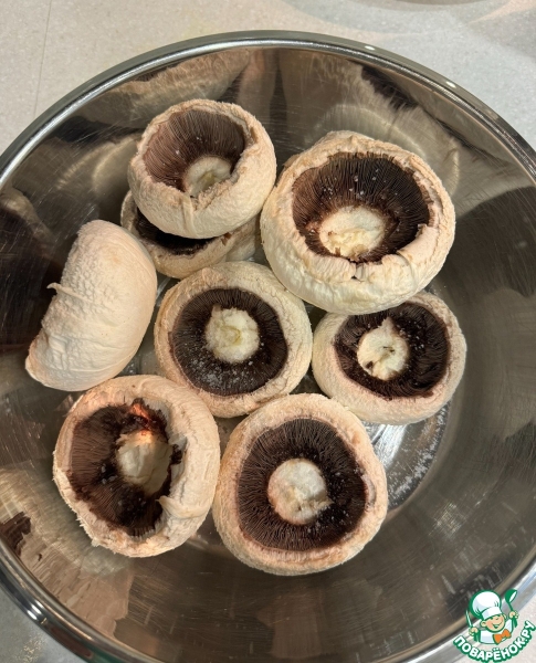 Горячее "Бомбочки из шампиньонов"