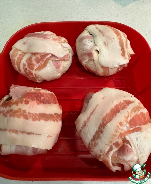 Горячее "Бомбочки из шампиньонов"