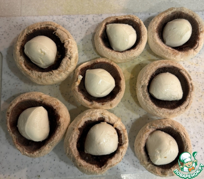 Горячее "Бомбочки из шампиньонов"