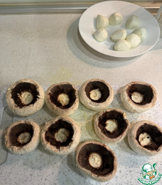 Горячее "Бомбочки из шампиньонов"