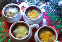 Индейка с грибами и картофелем