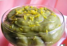 Крем-десерт «Авокадо и хурма»