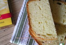 Молочный хлеб с белым шоколадом