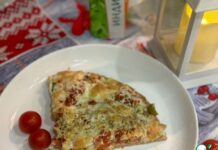 Очень мясная пицца-запеканка