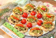 Округлые котлетки с грибной начинкой