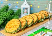 Сэндвичи из крекеров с ветчиной