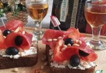 Закусочные брускетты