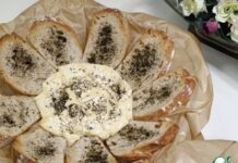 Запеченный сыр «Камамбер» с багетом