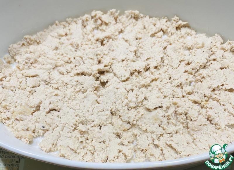 Баклажановая запеканка с куриным фаршем