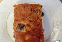 Грибной пирог с зеленью