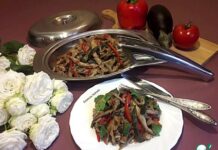 Курица с баклажанами к 14 февралю