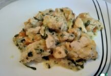 Курица с болгарским перцем в сливочном соусе