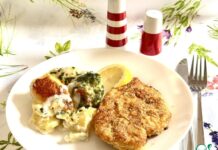 Куриный шницель из духовки