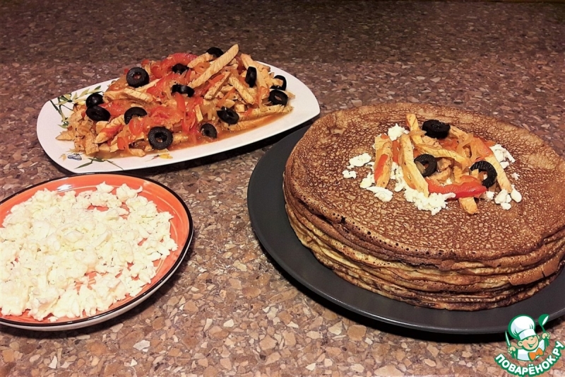 Мексиканские блины с острой начинкой