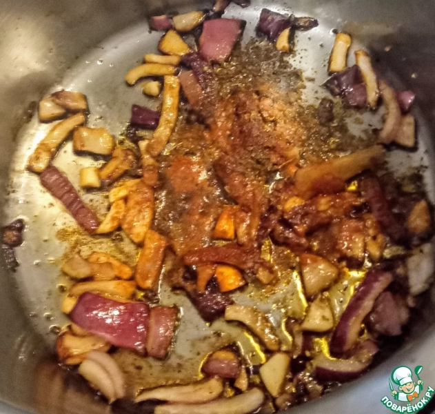 Суп из копчёной капусты и чарисо