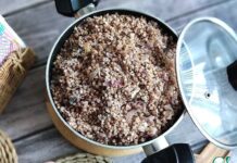 Гречневая каша с грибами и луком