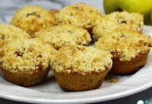 Яблочные кексы с вареной сгущенкой