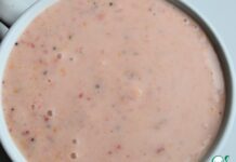 Клубнично-банановый смузи