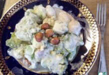 Ньокки с брокколи и голубым сыром