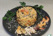 Птитим с креветками