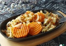 Гарнир «Рататуй» с пекинской капустой