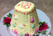 Пасха сметанная вареная