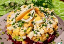 Салат на Пасхальный праздничный стол