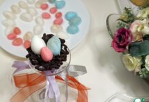 Шоколадные гнезда и сахарные яички