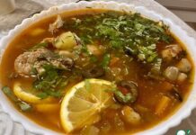 Солянка. Семужий бульон и прочее