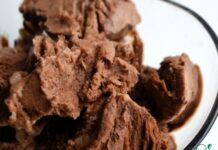 Банановое мороженое с аквафабой