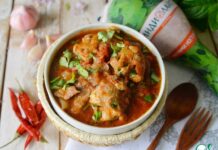 Чахохбили из индейки с мятой